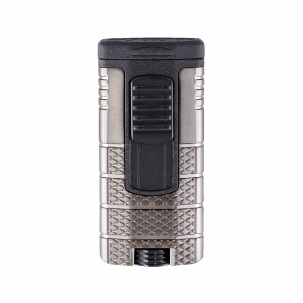 Xikar Feuerzeug XI-553GMBK Tactical Triple Gunmetal Schwarz