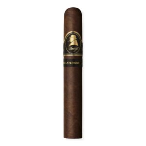 Davidoff Winston Churchill Late Hour Toro Zigarre mit dunklem Deckblatt und edler schwarz-goldener Banderole, exklusive Premiumzigarre