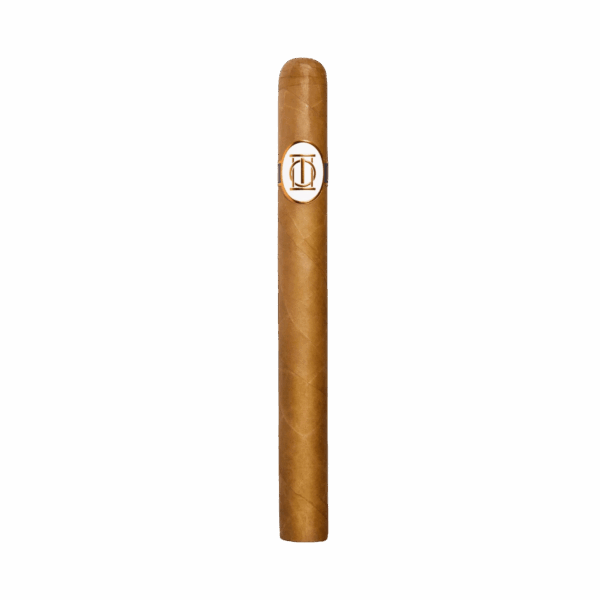 Einzelne Zigarre Laura Chavin Classic No. 66 mit hellem Naturdeckblatt und elegantem Zigarrenring