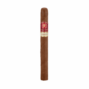 Einzelne Zigarre Leon Jimenes No. 1 mit zwei Zigarrenringen, hellbraunem Connecticut-Deckblatt