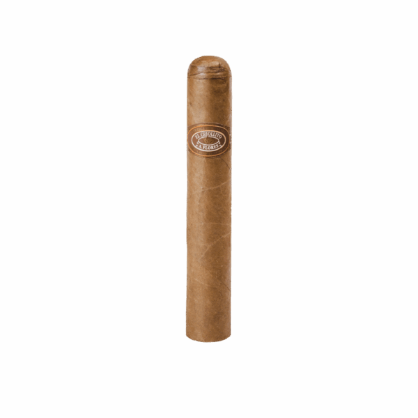 PDR Abe Flores El Criollito Double Magnum Zigarre mit braunem Deckblatt und braun-weißem Zigarrenring