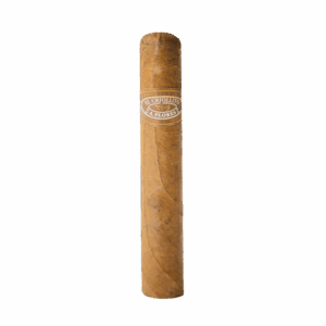 PDR Abe Flores El Criollito Half Corona Zigarre mit braunem Deckblatt und braun-weißem Zigarrenring