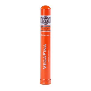 Vegafina Nicaragua Corona Zigarre im auffälligen orangefarbenen Aluminium-Tubo, handgerollte Premiumzigarre aus Nicaragua