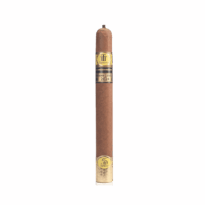 Trinidad Cabildo Edición Limitada 2024 Zigarre stehend, mit hellbraunem Deckblatt, traditionellem Trinidad Zigarrenring und zusätzlichem „Edición Limitada 2024“-Band, vollständig im goldfarbenen Tubo