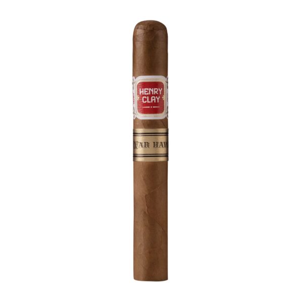 Henry Clay War Hawk Corona Zigarre mit hellem Deckblatt und zweifarbiger Banderole, handgerollte Premiumzigarre aus der War Hawk Serie