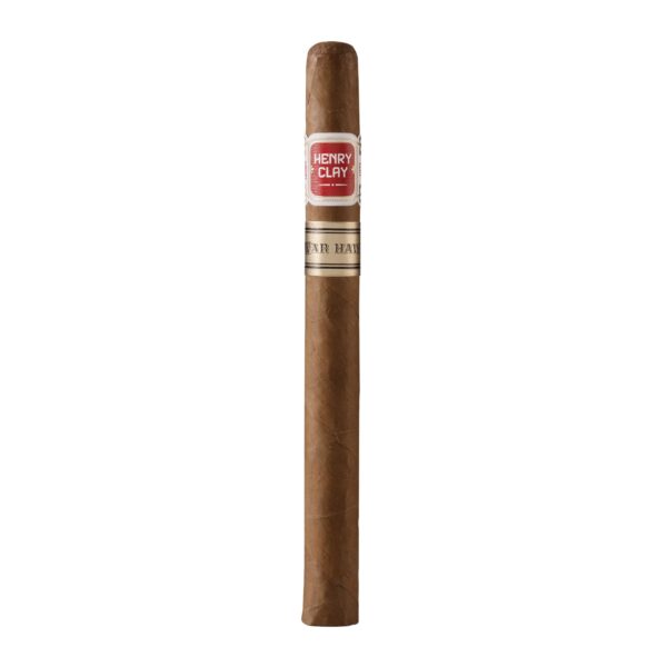 Henry Clay War Hawk Lonsdale Zigarre mit hellem Deckblatt und zweifarbiger Banderole, schlanke handgerollte Premiumzigarre aus der War Hawk Serie