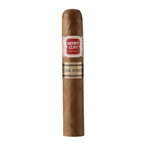 Henry Clay War Hawk Robusto Zigarre mit hellem Deckblatt und zweifarbiger Banderole, kompakte handgerollte Premiumzigarre aus der War Hawk Serie