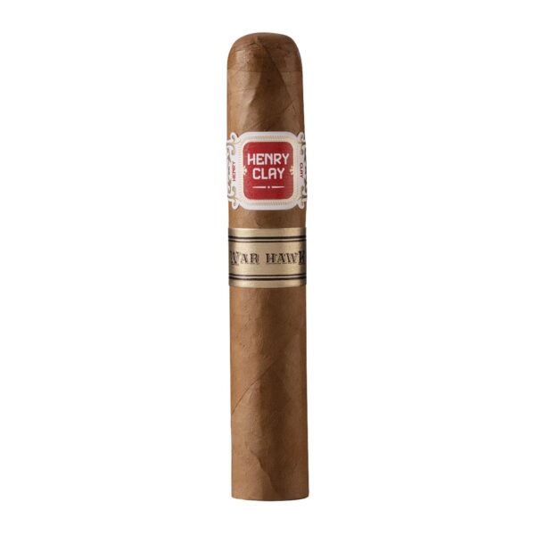 Henry Clay War Hawk Robusto Zigarre mit hellem Deckblatt und zweifarbiger Banderole, kompakte handgerollte Premiumzigarre aus der War Hawk Serie