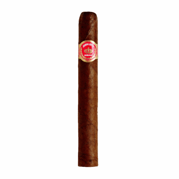 Juan Lopez No. 1 Zigarre mit dunklem Deckblatt und roter Banderole, klassische kubanische Longfiller