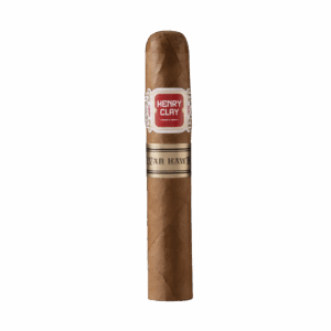 Einzelne Zigarre Henry Clay War Hawk Robusto mit zwei Zigarrenringen, hellbraunem Naturdeckblatt