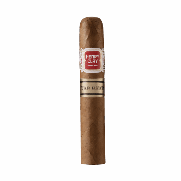 Einzelne Zigarre Henry Clay War Hawk Robusto mit zwei Zigarrenringen, hellbraunem Naturdeckblatt